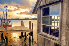 WINTER MORNING WHARF